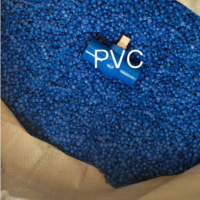 供應藍色PVC再生顆粒